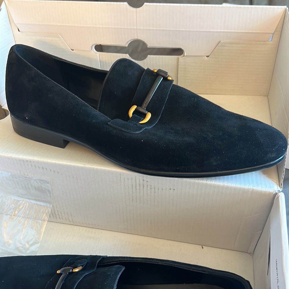Men aldo velvet loafer